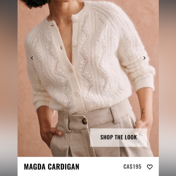 Sezane Sweaters - BNWT Sezane MAGDA CARDIGAN